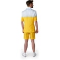 thumbnail image 4 of SUITMEISTER Summer Suits, Includes Short Sleeved Blazer Jacket, Shorts  Tie Large Summer Premium Beer Yellow, 4 of 6