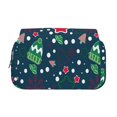 thumbnail image 2 of Goofa Christmas Pattern Double Layer Pen Pencil Case, Protective Large Capacity Storage Organizer Pen Pouch, Office College Supplies for Teens Adults, 2 of 7