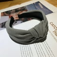 thumbnail image 3 of WTXUE Headbands for Women, Fashion Hairpin Tie Head Knitted Hair Hairband Hoop Women Knot Headband Headband, Grey, 3 of 3