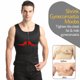 thumbnail image 3 of Corsé con control de barriga para hombre chaleco moldeador de cuerpo de neopreno con cremallera cinturón doble ajustable, 3 of 9