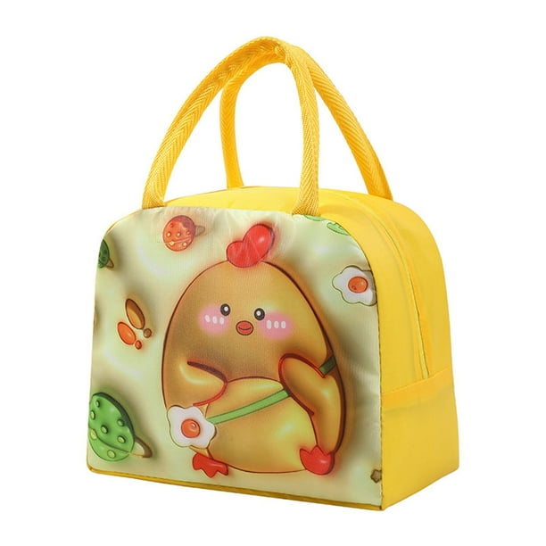 Bolsa Para El Almuerzo Con Diseños Bolsa Térmica Para El Almuerzo Con Delicados Motivos Animales Para Niños Opción De Comida Saludable