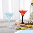 thumbnail image 5 of 6-Piece Disposable Plastic Cocktail Glasses Set, Tall Transparent Party Cups for Desserts and Drinks, Ideal for Holiday Celebrations and Entertaining Guests | Black KTFgvq, 5 of 8