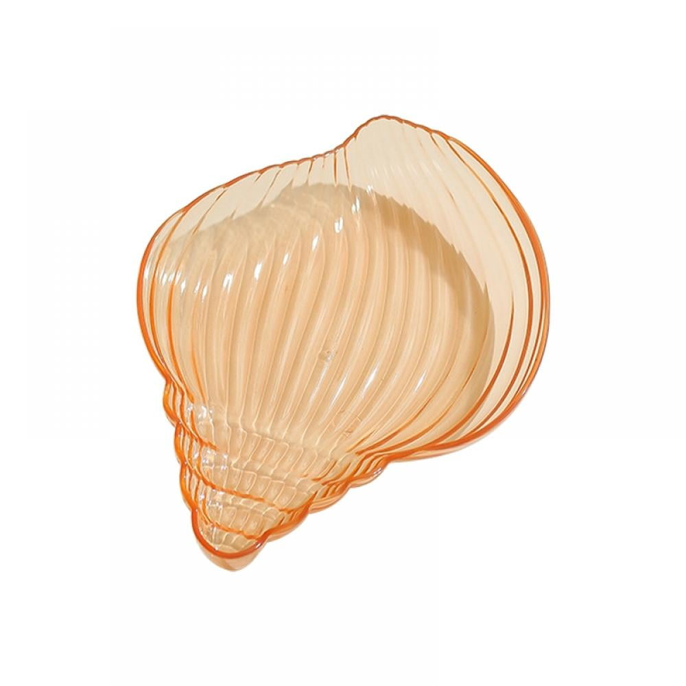 Luxury Dried Fruit Storage Plate Transparent Snack Plate Plastic Spit Bone Plate Multimeal