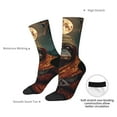 thumbnail image 4 of Logiee Banana Leaf Meditating Gorilla Print Adult Socks for Men & Women,Calf Socks, Ankle Socks,Boots Socks,Breathable Casual Sock,Unisex Crew Socks, 4 of 6