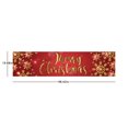 thumbnail image 3 of Moocorvic Christmas Banner Outdoor - 98.42x19.68 Inches, Christmas Front Porch Trim, Christmas Yard Banner, Christmas Yard Trim, 3 of 6