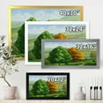 thumbnail image 4 of Designart 'VIbrant Trees With Country Scenery' Traditional Framed Art Print, 4 of 4