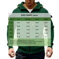 thumbnail image 3 of GrmtClth Hoodie for Men Full Zip Drawstring Hooded Jacket Multi Zipper Pockets Oversized Cargo Long Sleeve Top Fall Winter Outdoor Sports Casual Outfit Army Green L, 3 of 5