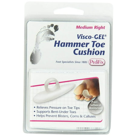 PediFix Visco-gel Hammer Toe Cushion, Medium Right