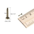 thumbnail image 2 of 200pcs Miniature Round Head Nails 8mm, Bronze, 2 of 6