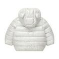 thumbnail image 3 of Winter Down Coats for Baby Boys Girls Hooded Lightweight Puffer Thermal Jacke Water-Resistant Windproof Infant Outerwear, 3 of 4