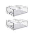 thumbnail image 2 of Maytalsory Stackable Refrigerator Organizer Bins Easy To And Clean Save Space Plastic Reusable Food Storage Containers Humanized L, 2 of 6