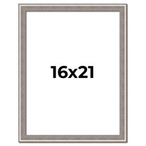 16x21 Frame Grey Real Wood Picture Frame Width 1.25 inches | Interior Frame Depth 0.5 inches | Hans