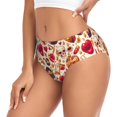 thumbnail image 2 of Balery Skull Retro record lips Ropa Interior de Algodón para Mujer con Dibujo – Braguitas Cómodas y Elásticas, Estilo Clásico-X-Large, 2 of 6