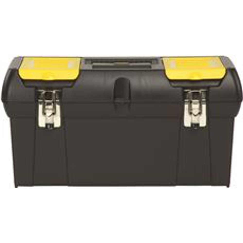 Stanley Series 2000 Metal Latch Tool Box With Tote Tray, 24 In.