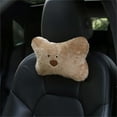 thumbnail image 2 of Almohada para coche Bling Bling oso lindo para reposacabezas cuello felpa, 2 of 3
