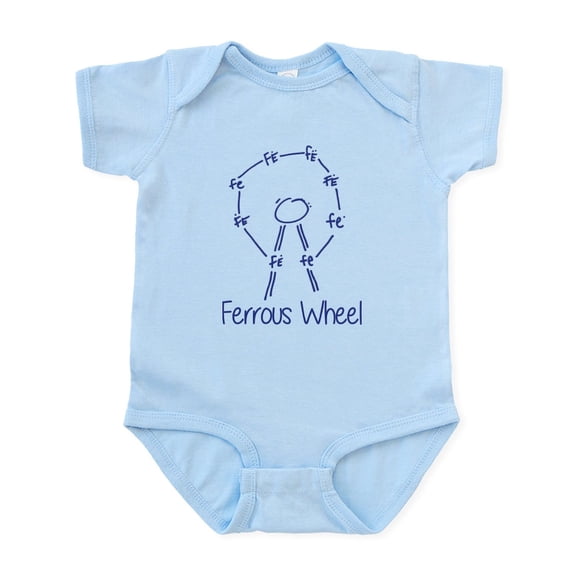 CafePress - Ferrous Wheel Chemistry Body Suit - Baby Light Bodysuit, Size Newborn - 24 Months