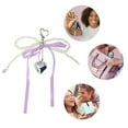 thumbnail image 3 of Unique Bargains 1 Pc Handbag Charms Keychains Ribbon Bow Heart Bag Accessories Purple, 3 of 5