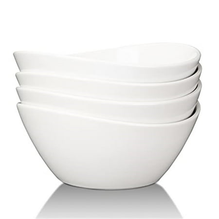 

4 Pieces Ceramic Bowls Set Cereal Bowls 8 inch 42 Ounce Porcelain Bowls Set
