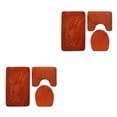 thumbnail image 4 of Inteprter Juego de alfombrillas de baño antideslizantes, tacto y no se deforma fácilmente para cualquier juego de baño duradero para el hogar Type4 NO4, 4 of 6