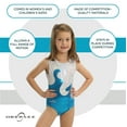 thumbnail image 4 of O3GL004 Obersee Girls Gymnastics Leotards One-Piece Athletic Activewear Girl's Dance Outfit Girls'  Women's Sizes - Turquoise Waves, 4 of 6