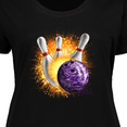 thumbnail image 4 of Inktastic Bowling Strike Women's Plus Size T-Shirt, 4 of 5