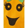 thumbnail image 4 of Qiylii Halloween Romper Pumpkin Long Sleeve Round Neck Bodysuit + Hat, 4 of 7