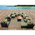 thumbnail image 1 of Barbados 17 Piece Outdoor Wicker Patio Furniture Set 17c-Color:Cilantro, 1 of 4