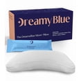 thumbnail image 1 of Almohada DreamyBlue Moon ajustable Loft de espuma viscoelástica triturada, 1 of 6
