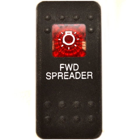 Carling Boat Rocker Switch Cover | Pursuit FWD Spreader Black Actuator