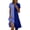 Blue, variant on Spring Dresses Collared Lounge Mid-Length Plaid Print A-Line Lounge Loose Comfy Dress Flattering Patchwork Women Dresses Quick Dry Summer Dresses 2026