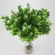 thumbnail image 2 of Bewildely Planta artificial de 7 ramas, hierba verde, decoración de plantas de plástico para el hogar y la Oficina Plantas Artificiales, 2 of 6