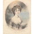 thumbnail image 3 of John Downman 15x17 Black Modern Framed Museum Art Print Titled - Portrait of a Lady., 3 of 5