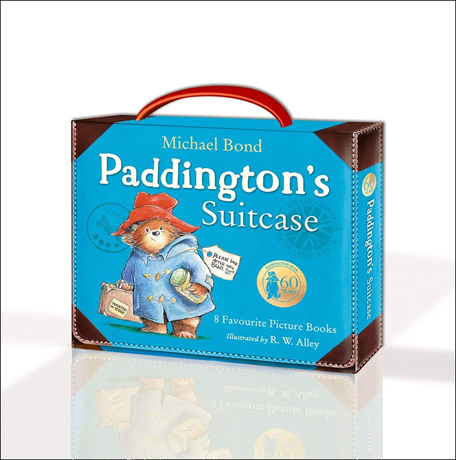 Paddington Suitcase Eight Book Set Paddington Bear Walmart Com