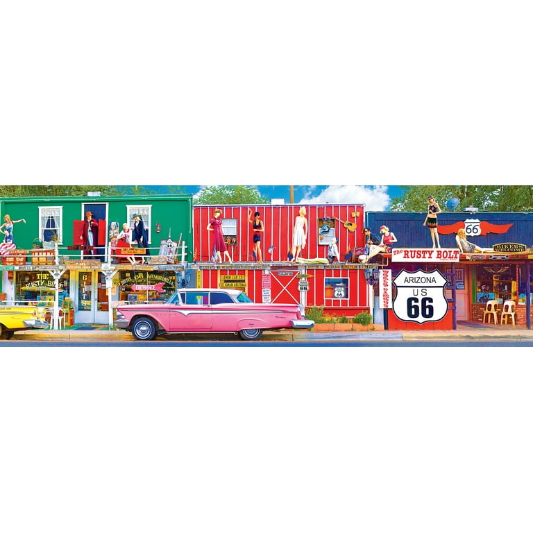 Kodak Panoramic 750-Piece Route 66 Jigsaw Puzzle for Adults
