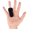 thumbnail image 1 of Adjustable Black Finger Splints - Spring Loaded Joint Immobilizer for Broken Fingers, Flexion Blocking, and Hand Tendon Support, 1 of 5