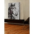 thumbnail image 5 of "Black Braid" Painting Print on Wrapped Canvas, 5 of 7