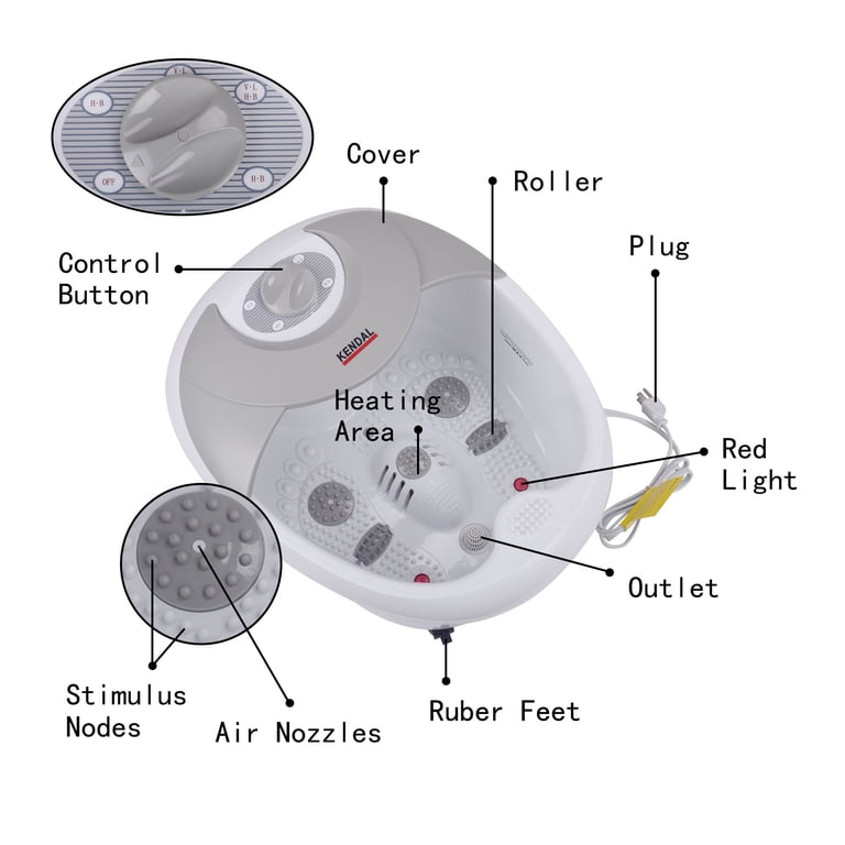 infrared vibration foot massager MorningSave: Homedics Cordless Air Inflation Vibration Massager With Heat main image 1