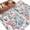 White Coral Pink Dark Yellow, variant on Grey Shell Starfish Coastal Area Rugs 8'x10', Washable Small Throw Rugs for Living Room Patio, Nautical Ocean Summer Beach Indoor Outdoor Rug Non-Slip Low Pile Carpet Runner Reversible Floor Mats