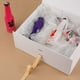 thumbnail image 4 of Caja de regalo GoooodGift blanca grande de 33 x 28 x 13,5 cm con cinta navideña, 4 of 7