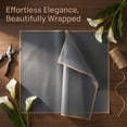 thumbnail image 4 of Unique Bargains 20Pcs Waterproof Luxury Matte Gift Wrapping Paper Sheets Gray 22" x 22", 4 of 6