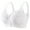White, variant on Front Closure Bras for Women No Underwire Plus Size Wireless Comfortable Cotton Sleep Bra for Older Womens Bras