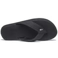 thumbnail image 5 of WOTTE Mens Flip Flops Comfortable Thong Sandals Lightweight Summer Beach Sandals Black, 5 of 7