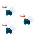 thumbnail image 1 of Qarigey Caja de baño para dentadura postiza con contenedor de red colgante, caja de almacenamiento para postizos, taza para dentadura postiza Type1 Qarigey CBP141315, 1 of 5