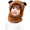 Brown, variant on Adorable Panda Hat and Scarf One Piece Set Pink for Toddlers