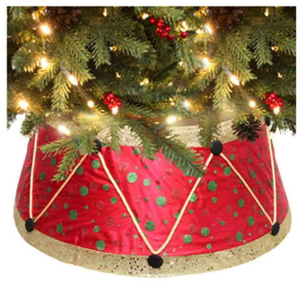 22649271 11 x 26 in. Diameter, Satin Christmas Tree Collar