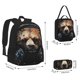 thumbnail image 2 of Easygdp Urban Bear With Headphones Mochila para Niños y Niñas con Set de Caja de Almuerzo y Estuche para Lápices 3 en 1, Mochila Escolar Estampada para Adolescentes, 2 of 7