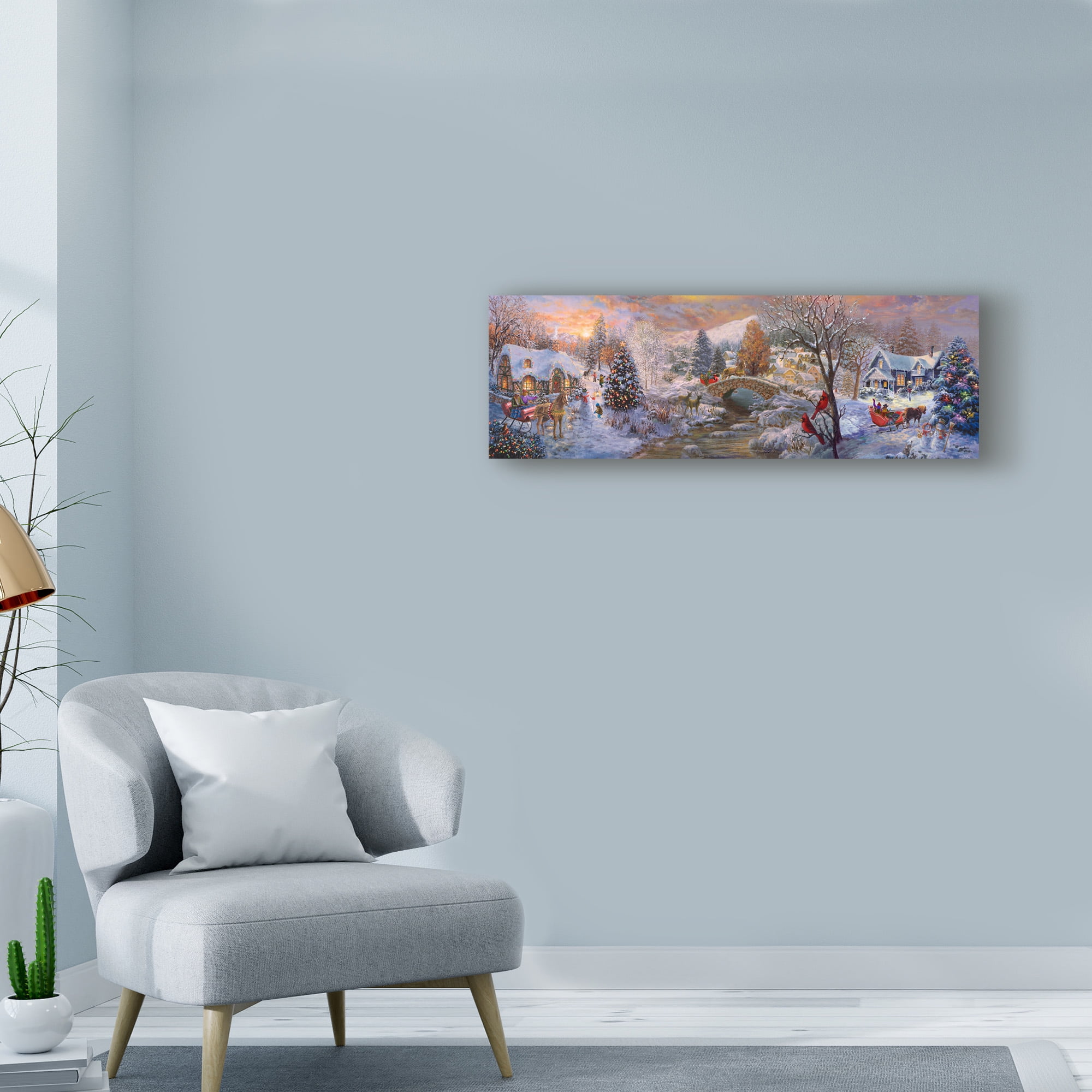 Trademark Fine Art 'To Grandmas House We Go' Canvas Art by Nicky Boehme