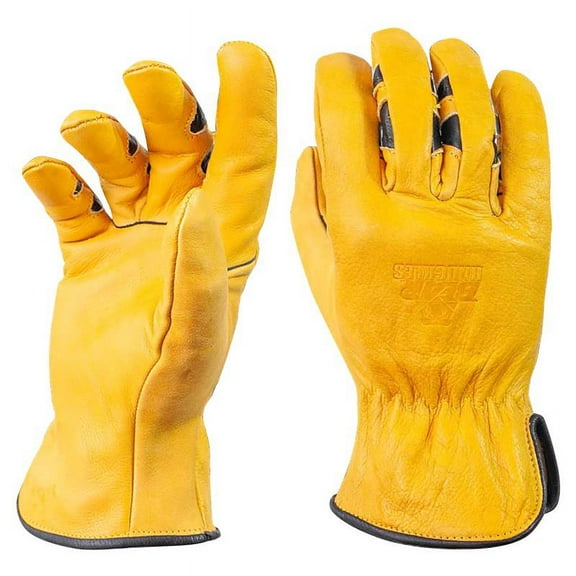 Bear Knuckles Cowhide Leather Driver Work Gloves D351 Large