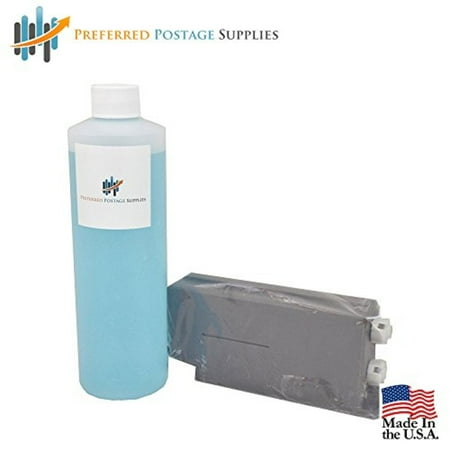 - Preferred Postage Supplies Red Ink Cartridge # 621-1 Pitney Bowes Compatiblefor DM500 / DM550 Postage Meters + One Pint (16 oz total) of Sealing Solution DM Series Mailing Systems