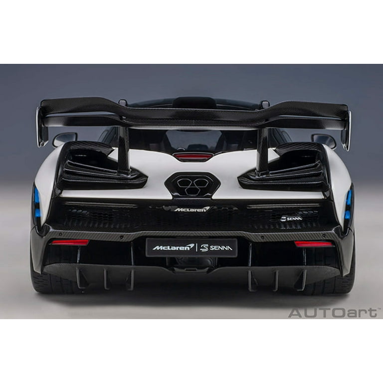 1/18 McLaren / マクラーレン Senna ビジョンピュアホワイト Mclaren Senna Vision Pure White and Black 1/18 Model Car by